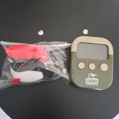 CHUMS キッチンタイマー カーキ ノベルティー — image 1