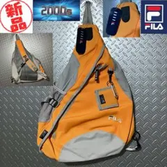 新品y2k FILAボディバッグスリングバッグワンショルダーバッグテック系90s — image 1
