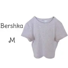 B268【Bershka】半袖 Tシャツ グレー M カジュアル ゆったり — image 1