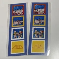 M!LK ブルーシャワー ステッカー 2枚セット — image 1
