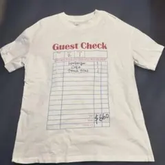 emooooose Guest Check Tシャツ ホワイト — image 1