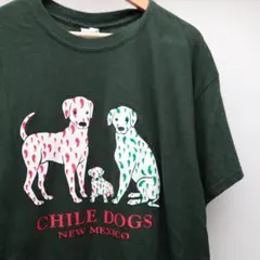 【GILDAN】CHILE DOGS Tシャツ M 犬柄 ヴィンテージ 古着 — image 1