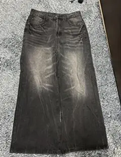 ブラック デニム　古着 — image 1