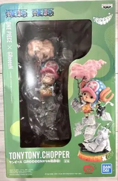 新品 未開封 ワンピース GReeeeNからの挑戦状 チョッパー　フィギュア — image 1