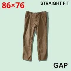 GAP　STRAIGHT FIT　コーディロイパンツ　ベージュ　86×76 — image 1