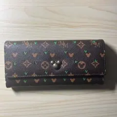 《300円スタート❗️》ディズニー　ミッキー　長財布 モノグラム ハート — image 1