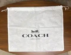 COACH 不織布 巾着保管袋 約47×58cm — image 1