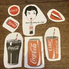 Coca-Cola ステッカー 6枚セット レトロデザイン — image 1