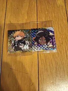 BLEACHシールウエハース　黒崎一護＆朽木ルキア・四楓院夜一 — image 1