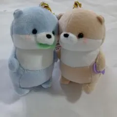 ★カワウソ ぬいぐるみ★ キーホルダー 　ニコぬい — image 1