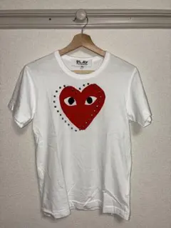 PLAY COMME des GARCONS ハートスタッズ Tシャツ XS — image 1