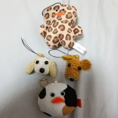 mojojojo 犬　キーホルダー　 ストラップ　4点セット — image 1