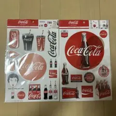 Coca-Cola ウォールステッカー クリアステッカー 2セット ※長期保管 — image 1