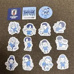 3coins スリコ サッカー日本代表 サムライブルー ステッカーセット — image 1