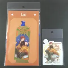 D.Gray-man メタルブックマーカー ダイカットステッカー ラビ 2点 — image 1