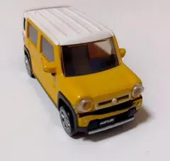 Suzuki Hustler ミニカー イエロー ホワイトルーフ — image 1