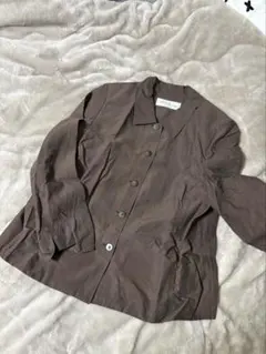 DELICE ブラウン ボタンシャツ — image 1