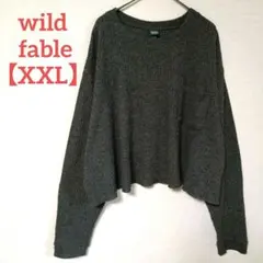 wild fable【XXL】ワッフル グレー 長袖 ゆったり カットソー — image 1