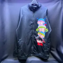 ◉Ab左1054 未使用保管品 ミルモでポン！ トラックジャケット 黒色 L — image 1