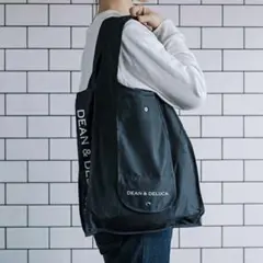 Dean&Deluca エコバッグ ショッピングバッグ ブラック 黒 — image 1