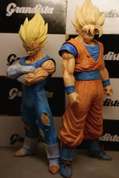 ドラゴンボール フィギュア 悟空　ベジータ　グランディスタ　リペイント　一番くじ — image 1