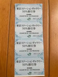 クリックポスト追跡有込！東京ステーションギャラリー入館半額券4枚 — image 1