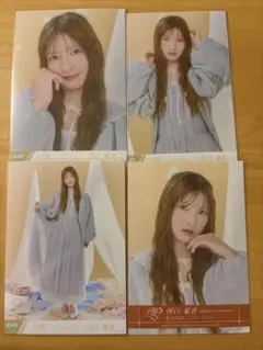 ≠ME 河口夏音 生写真 4種セット — image 1