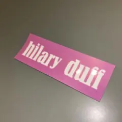 (2304) Hilary Duff 特典ロゴステッカー ヒラリーダフ — image 1
