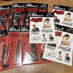 コカコーラ オリジナルデコレーションシール 9枚セットBTS V テテ — image 1