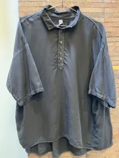 Brocante 半袖 プルオーバー シャツ ダークグレー — image 1