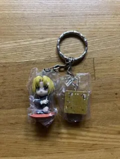 ヒカルの碁　小物付キーホルダー　フィギュア　進藤ヒカル — image 1