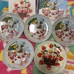 ♥️ペコちゃん クリスマス お皿 5枚セット♥️ — image 1
