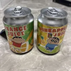 クレヨンしんちゃん ジュース缶 キーホルダー 2個セット — image 1
