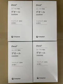 【新品未使用】デオール 消臭潤滑剤 ミニパック 10ml×10袋入 — image 1