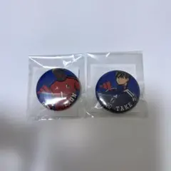 【新品】サッカー日本代表 久保建英＆鈴木彩艶　缶バッジセット — image 1