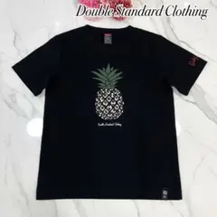 美品　ダブルスタンダードクロージング　パイナップル柄　半袖Tシャツ　黒 — image 1