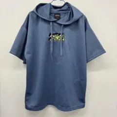 REPEZE3N 半袖パーカー ブルー Mサイズ　カ18 — image 1