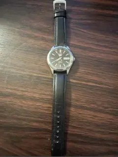 【最終値下げ】SEIKO 5 自動巻き 腕時計 ブラック文字盤 — image 1