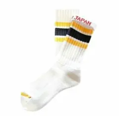 チンアンドコー 靴下 "NEW SKATER -yellow- " Socks — image 1