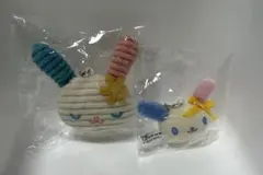 ウサハナ　ぬいぐるみキーホルダー2 すやすや ぬいぐるみチャーム　黄色リボン — image 1