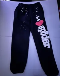 SP5DER スウェットパンツ ブラック — image 1