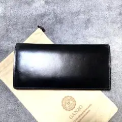 ❤️最終値下クリーニング済❤️ネイビー GANZO ガンゾシンブライドル 長財布小銭 — image 1