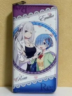 リゼロ　エミリア　レム　長財布　ロングウォレット — image 1