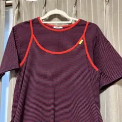 niko and... ボーダー柄 キャミワンピース — image 1