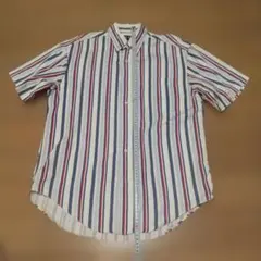 ON FRIDAY 半袖 ストライプシャツ Mサイズ — image 1