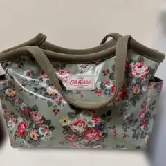 Cath Kidston キャスキッドソン 花柄 トートバッグ グリーン系 — image 1