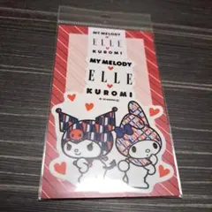 【日本製】Sanrio My Melody Kuromi ELLE ステッカー — image 1