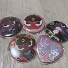 ケロロ軍曹 ギロロ 缶バッジ 5点セット — image 1