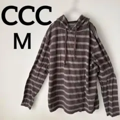 CCC ストライプフードパーカー Mサイズ — image 1