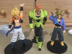 ドラゴンボール フィギュア 3体セット ゴジータ 16号 トランクス箱無し — image 1